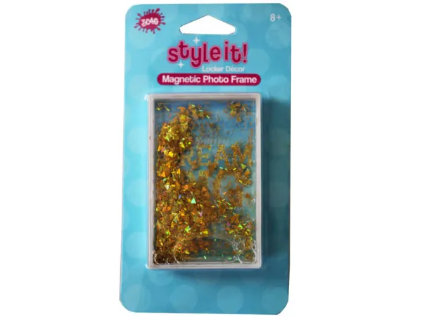 Bulk FB557 Dream Big Glitter Confetti Magnetic Locker Frame