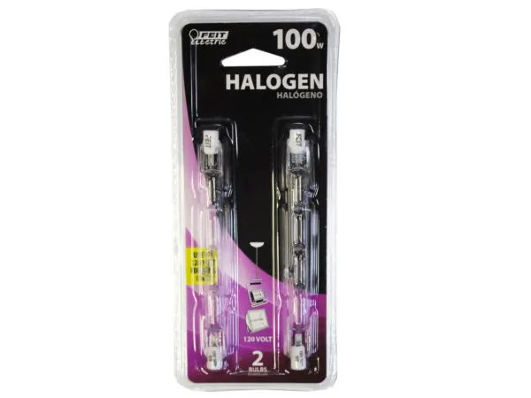 Bulk DB268 T3 100w Warm White Halogen 2 Pack