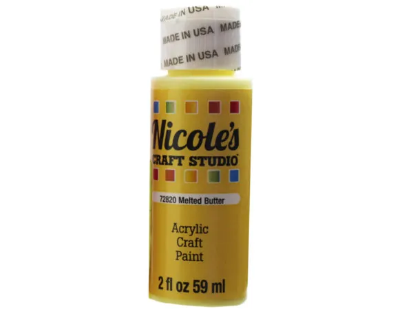 Bulk CH717 Nicoles 2 Oz Acrylic Craft Paint In Melted Butter