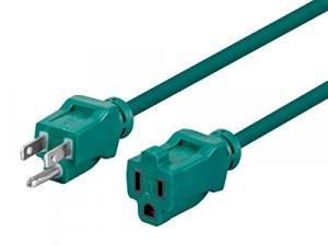 Monoprice 13836 Extension Cord - Outdoor Nema 5-15p To Nema 5-15r_ 16a