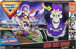 6046631 | Spin Master Monster Jam Grim Grave Digger Playset