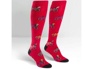 Bulk BJ359 Sock It To Me Funky Tour De Neighborhood Knee High Socks