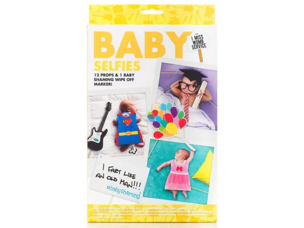 Bulk CS162 Npw Usa Baby Selfie Kit With Props And Marker