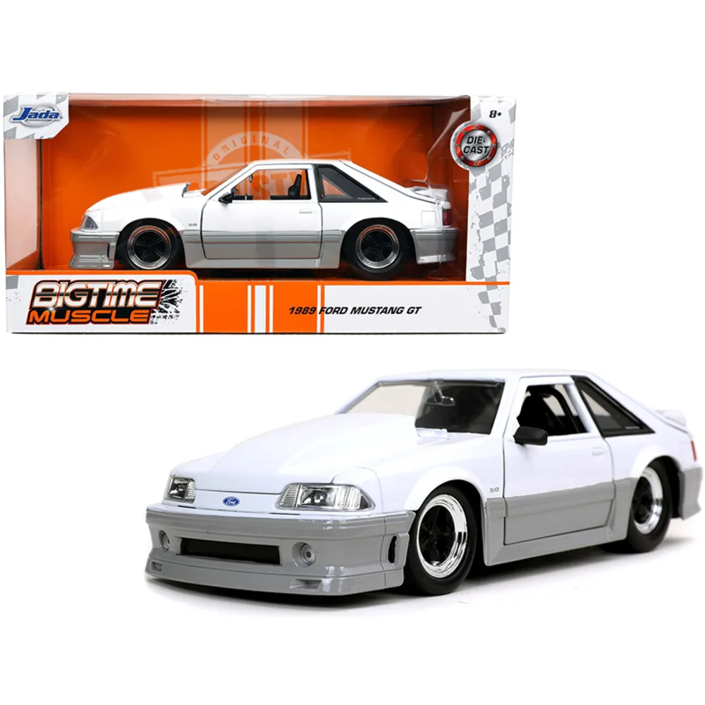 Jada 32668 1989 Ford Mustang Gt 5.0 Bigtime Muscle 124 Diecast Car