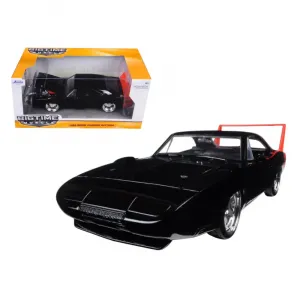 Jada 97681 1969 Dodge Charger Daytona Black 124 Diecast Model Car By J