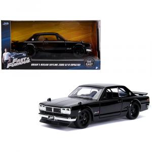 Jada 99602 Brian\'s Nissan Skyline 2000 Gt-r (kpgc10) Black Fast  Furi