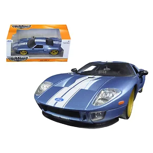 97366AB-bl | Jada Toys 2005 Ford GT Blue 1:24 Scale Diecast