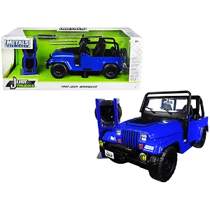 31059 | Jada Toys 1992 Jeep Wrangler Dark Blue Diecast