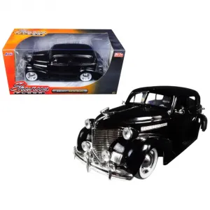 Jada 98880 1939 Chevrolet Master Deluxe Black With Baby Moon Wheels Sh