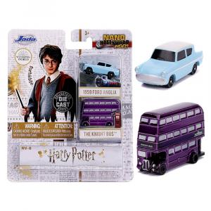 Jada 31719 Harry Potter 2 Piece Set Nano Hollywood Rides Diecast Model