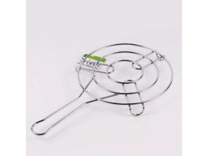 Bulk HL399 Steel Round Trivet With Long Handle