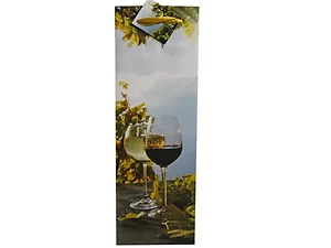 Bulk Buys Elegant Wine Bottle Gift Bag with Note Card