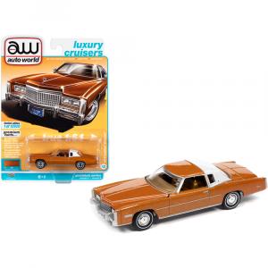 Autoworld 64312-AWSP070A 1975 Cadillac Eldorado Mandarin Orange Metall