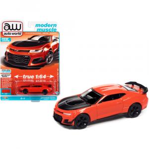 Autoworld 64312-AWSP066A 2019 Chevrolet Camaro Zl1 1le Crush Orange Wi