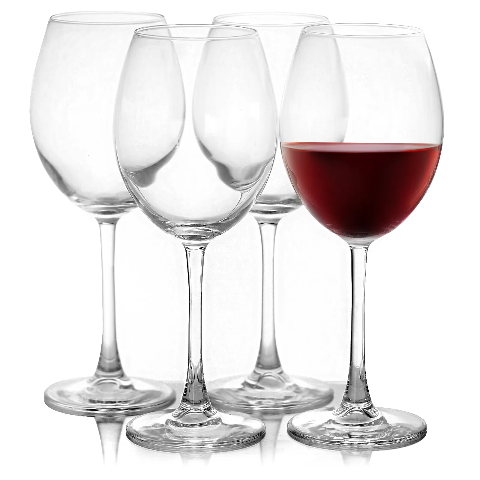 Pasabahce 110566 Enoteca 4 Piece 19.3 Ounce Bordeaux Wine Glass Set