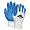 9688XL | Mcr Safety Gray XL Flex Tuff Latex Dipped Gloves