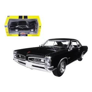71853B | New Ray 1966 Pontiac GTO Black Diecast Model 1/25