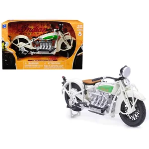 42163 | New Ray 1/12 Scale 1930 Indian Chief White Diecast