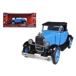 NR55013 | New Ray 1928 Chevrolet Roadster Blue Diecast