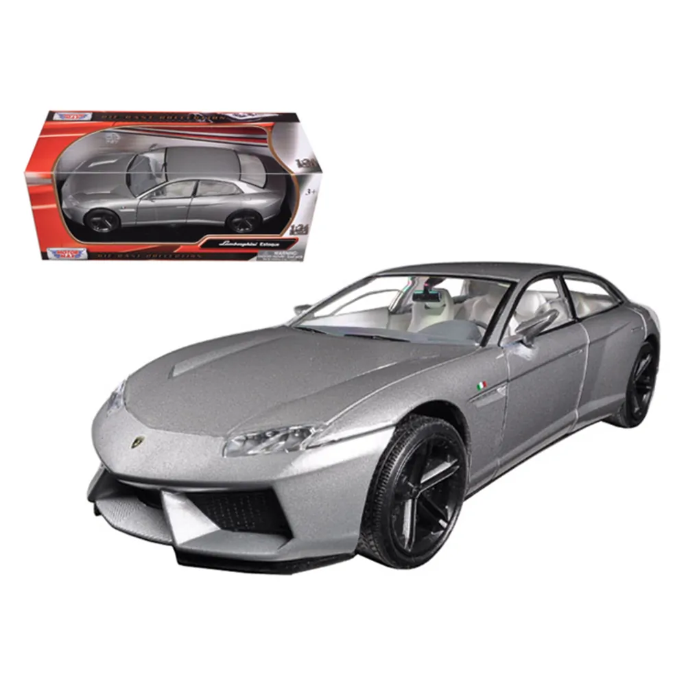 Motormax 73366gry Lamborghini Estoque Grey 124 Diecast Model Car By