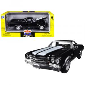 New 71883A 1970 Chevrolet El Camino Ss Black With White Stripes Muscle