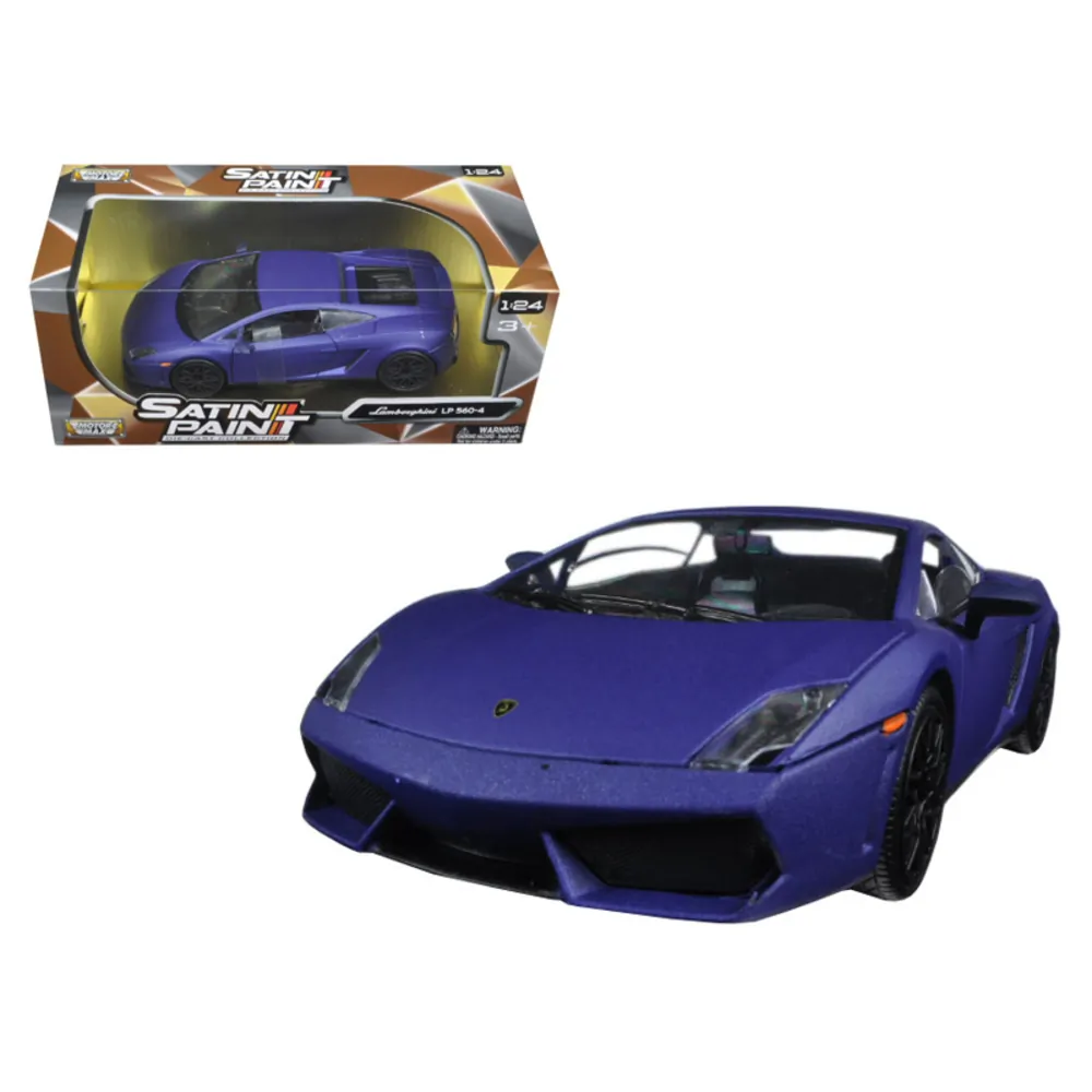 Motormax 79504 Lamborghini Gallardo Lp 560-4 Matt Purple 124 Diecast M