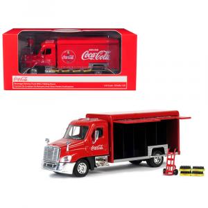 Motorcity 450060 Beverage Delivery Truck Coca-cola With Handcart And 4