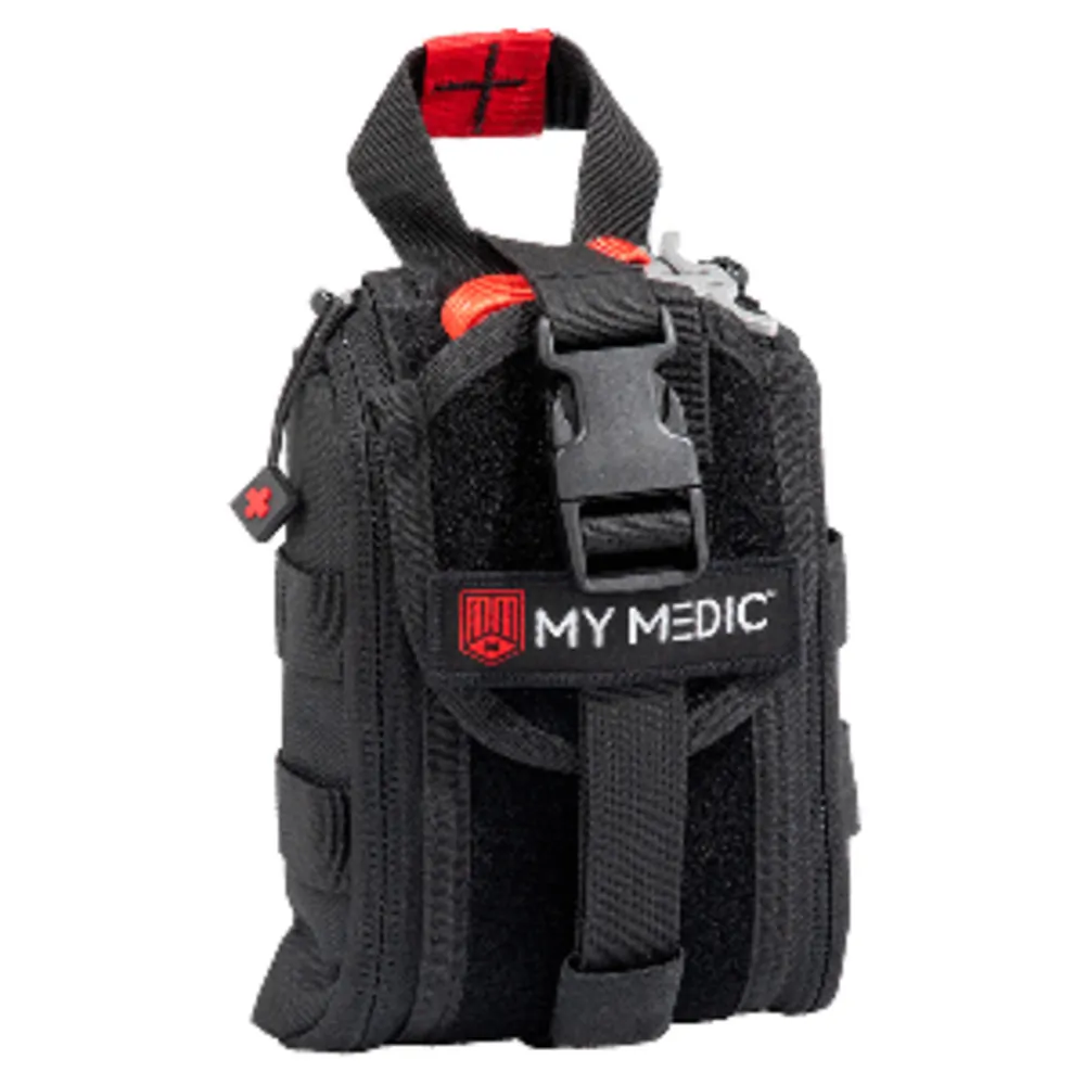 Mymedic MM-KIT-S-RNGMED-BLK-ADV Range Medic First Aid Kit - Advanced -