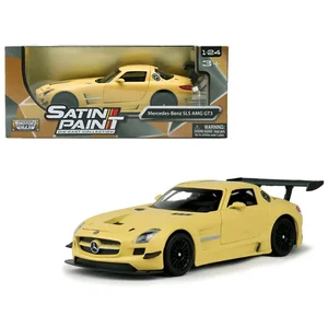 79501Y | Motormax Mercedes Benz SLS AMG GT3 Yellow Diecast