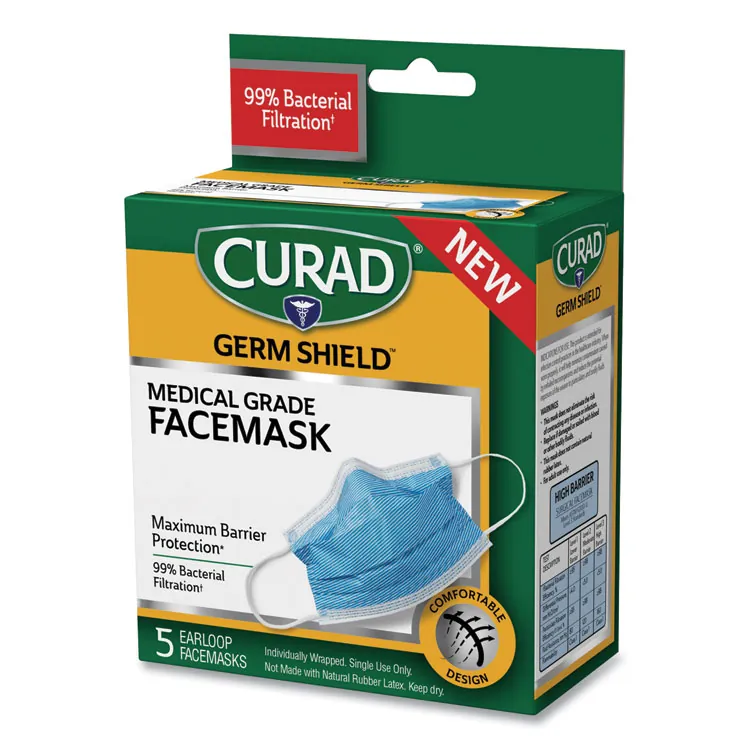 Medline MII CUR812S Curad Medical-grade Facemasks - Recommended For: H