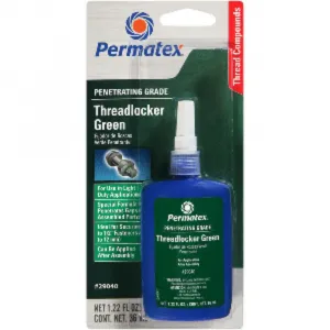 Permatex 29040 Penetrating Grade Threadlocker Green Tube - 36ml