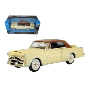 Welly 1953 Packard Caribbean Convertible Cream 1/24 Diecast