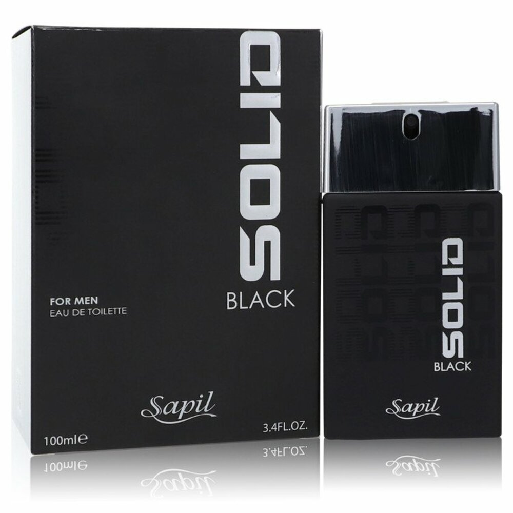 Sapil 554309 Solid Black Eau De Toilette Spray 3.4 Oz For Men