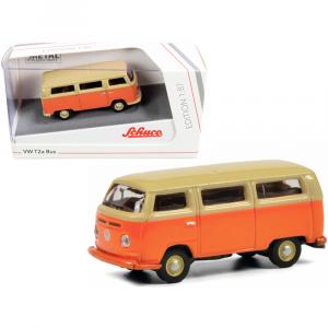 Schuco 452650800 Volkswagen T2a Bus Orange And Yellow 187 (ho) Diecast