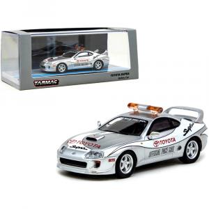 Tarmac T64-011-SC Toyota Supra Safety Car Official Pace Car Silver 164