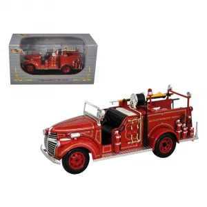 Signature 32348r 1941 Gmc Fire Engine Truck Red 132 Diecast Model Car 