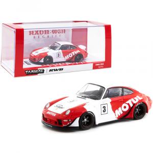 Tarmac T43-014-MO Porsche Rwb 993 3 Motul Red And White Rauh-welt Begr