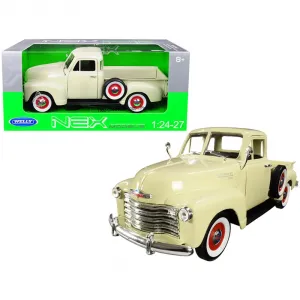 Welly 22087crm 1953 Chevrolet 3100 Pickup Truck Cream 124-127 Diecast 