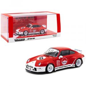 Tarmac T43-014-ML Porsche Rwb 993 8 Morelow Red And White Rauh-welt Be