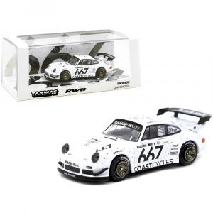 Tarmac T64-015-CC Porsche Rwb 930 667 Coastcycles White 164 Diecast Mo