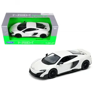 Welly 24089W Mclaren 675lt Coupe White 124-127 Diecast Model Car By