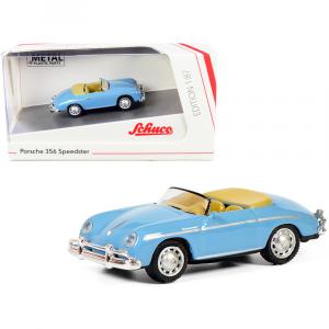 Schuco 452649800 Porsche 356 Speedster Light Blue 187 (ho) Diecast Mod