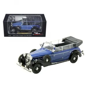 Signature 43700bl 1938 Mercedes 770k Parade Car Blue 143 Diecast Car M