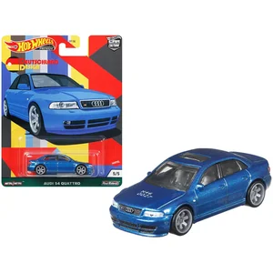 GRJ69 | Hot Wheels Hot Wheels Audi S4 Quattro Blue Metallic