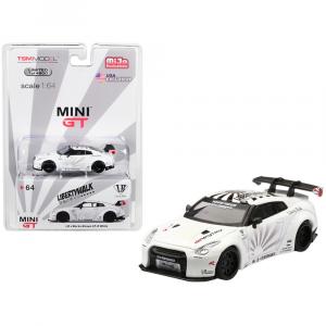 True MGT00064 Nissan Gt-r (r35) Type 1 Lb Works Libertywalk White With