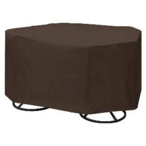 True 100538806 4-chair 600 Denier Rip Stop Patio Dining Set Cover