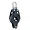 Harken Harken 40mm Carbo Single Swivel Block with Bracket