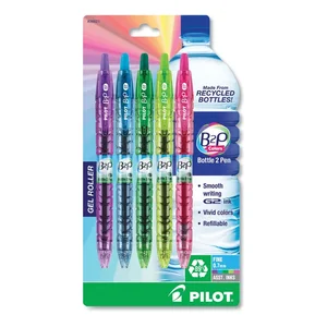 36620 | Pilot B2P Recycled Gel Pens, Assorted Colors, 4-Pack