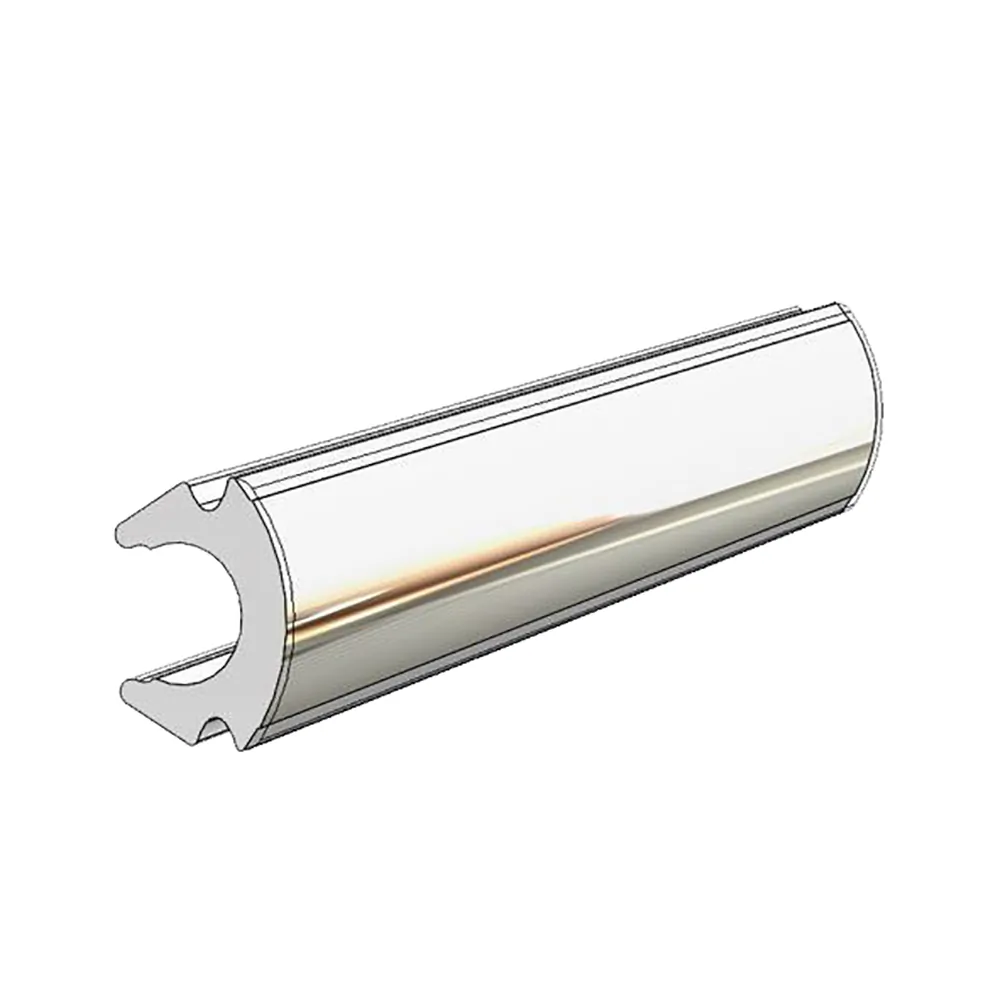 Taco V12-0307CP80 Taco Rub Rail Insert - Flexible Chrome - 8039;