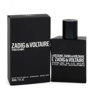 Zadig 548570 This Is Him Eau De Toilette Spray 1 Oz For Men